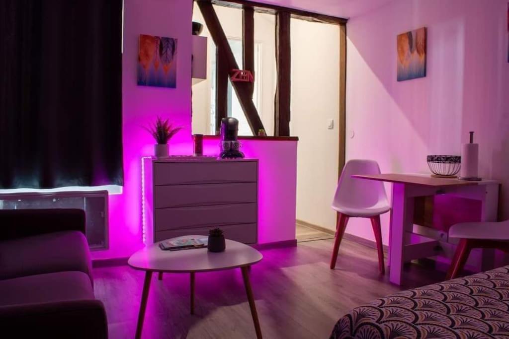 Studio Charmant Confortable Tv Centre Ville Louviers Luaran gambar