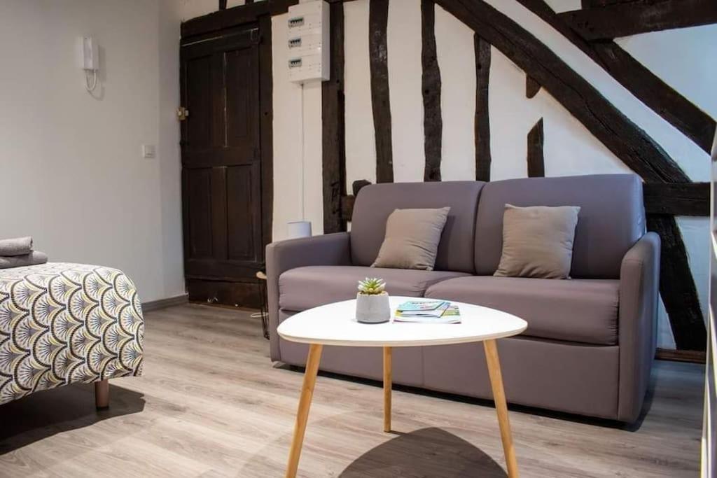 Studio Charmant Confortable Tv Centre Ville Louviers Luaran gambar